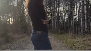 Cuckold wife getting fucked by stranger infront of her husband jerking off in car